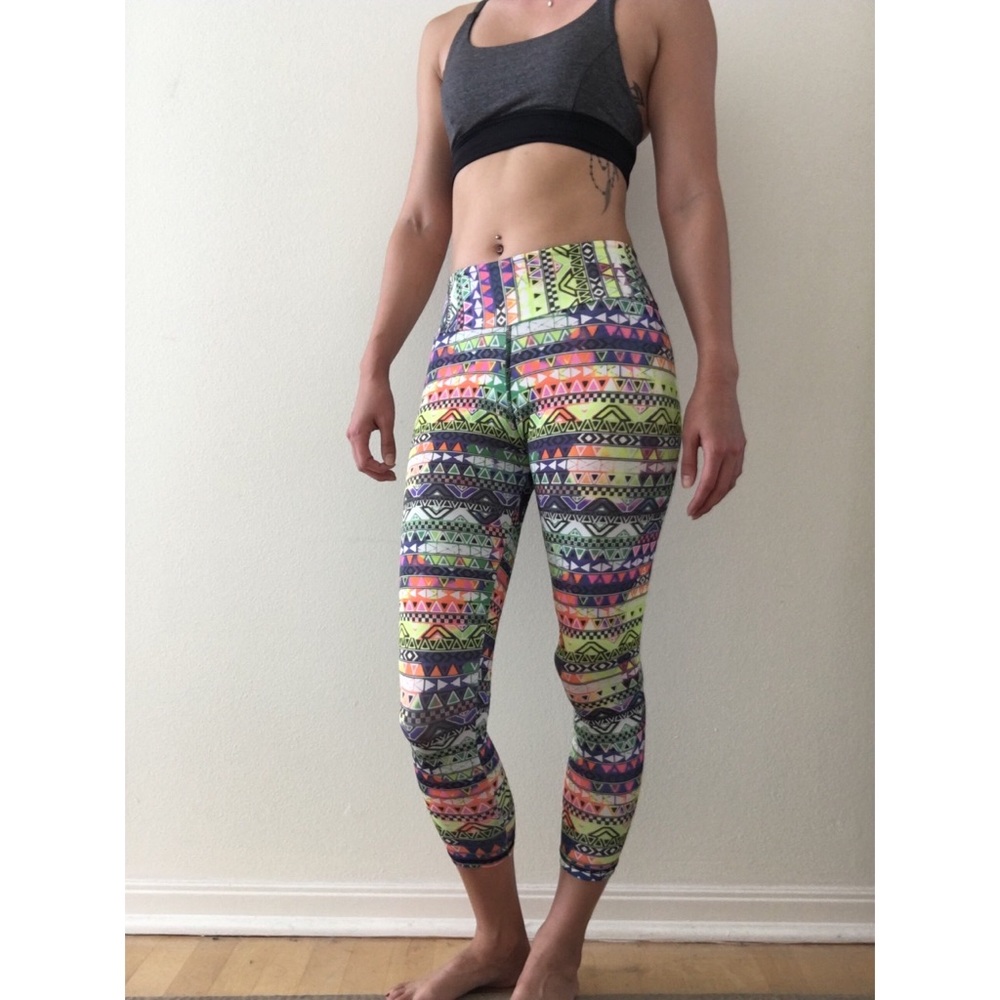 Body Angel Activewear Neon Etnico Leggings